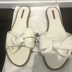 100% authentic Prada Flip Flops